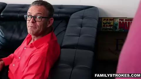 FamilyStrokes - Hot Milf Fucks Nerdy Step-Son On Vacation