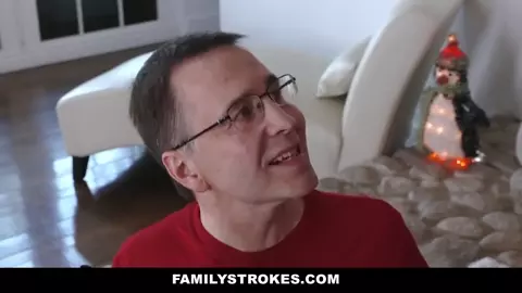 FamilyStrokes - stepsis fucked me during stepfamily Christmas pictures