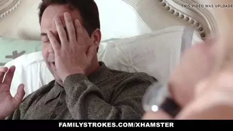 FamilyStrokes - Virgin Teen Learns To Suck Cock From Step Mom