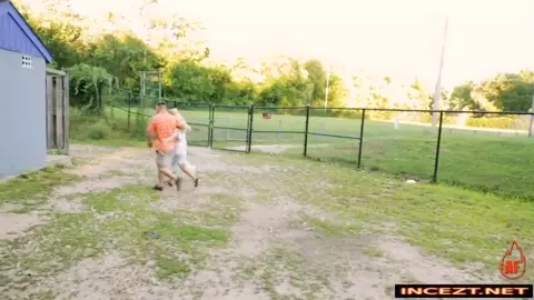 Mom and son have sex at the park