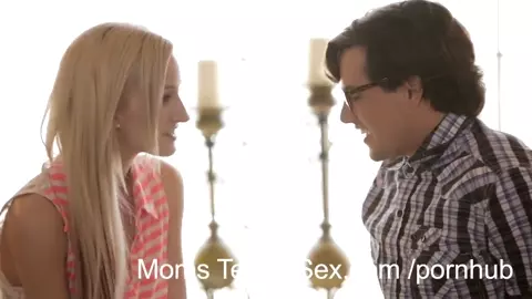 Young couple gets hands-on sex lessons from hot Step mom