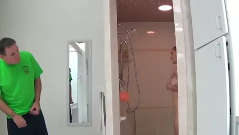 Molly Jane Gets Caught In The Shower