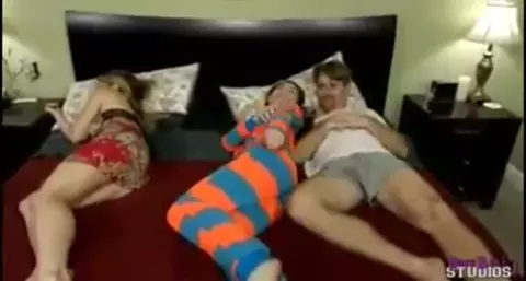 Molly Jane - dad and daughter mom sleep