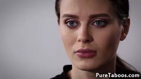 Taboo stepsister pussy dripping while fucked