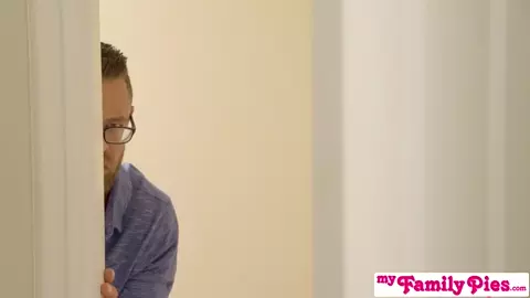 Pervy Step Parents Watch Bro Cum Inside His StepSis - My Family Pies S4:E3