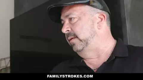 FamilyStrokes - Christiana Cinn Swallows Her Stepsons Load