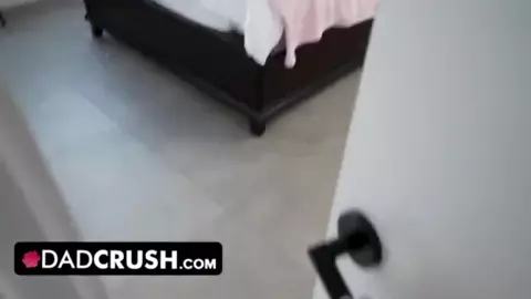 Dad Crush - Pastor Gave In To Temptation As He Caught Stepdaughter Masturbating In Her Room