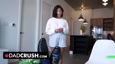 Dad Crush - Pastor Gave In To Temptation As He Caught Stepdaughter Masturbating In Her Room