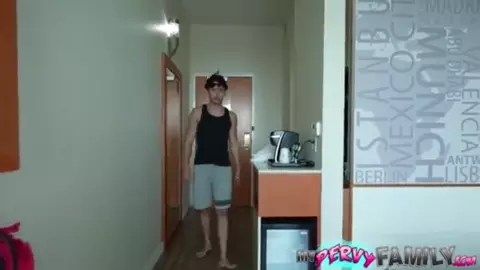 My Hot Step-Aunt Catches Me Spying On Her in the Shower - Mellanie Monroe -