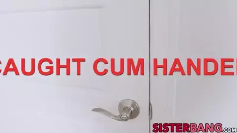 Yummy stepsister teases creepy stepbro before riding and facial