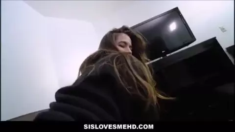 Cute Petite Teen Stepsister Wants Her Stepbrothers Big Cock POV