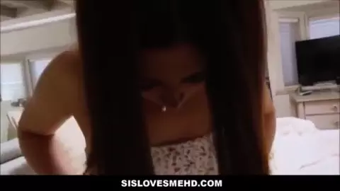 Cute Latina Teen Stepsister Aria Lee Fucked From Behind While Cleaning Kitchen Floor POV