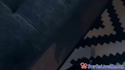 Teen stepsis facialized