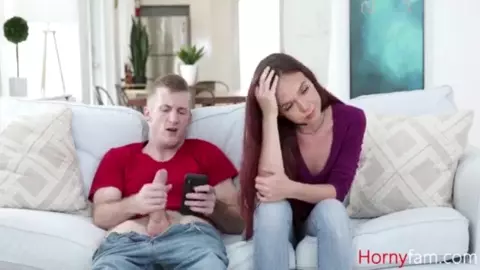 Jerk Stepbrother Jerks Off In Front Of Stepsister- Ava Haze