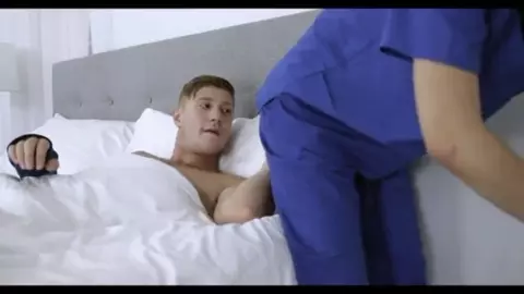 Stepbrother and stepsister helps cum