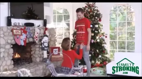 StepBrother Fucks StepSister During Christmas