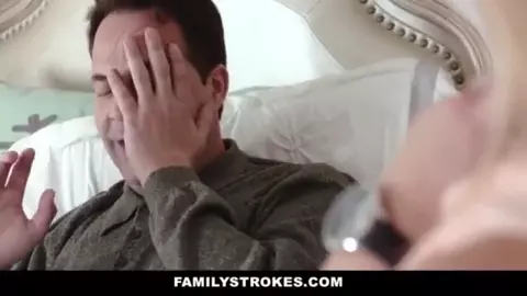 FamilyStrokes - Virgin Teen (Liv Revamped) Learns To Suck Cock From Stepmom