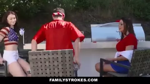 FamilyStrokes - Sexy Milf (Ariella Ferrara) Joins StepSon & (Jennifer Jacobs) In Threesome