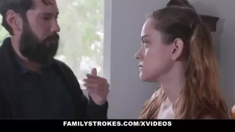 FamilyStrokes - Stepdad Spanks And Fucks His Pig Tailed Stepdaughter (Lily Glee)