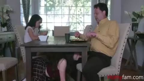 step Daddy Tries To Fuck Both The Daughters- Aliya Brynn And Jackie Rogen