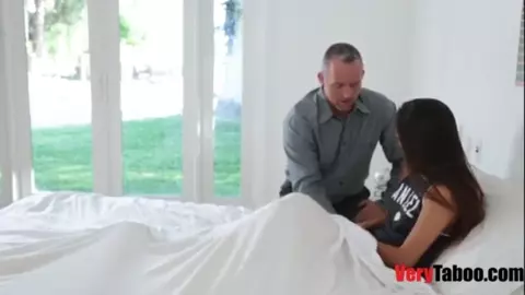 Stepdad and step =daughter almost get caught by stepmom