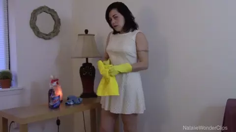 Natalie Wonder - Moms Housecleaning and Cock Teasing Duties