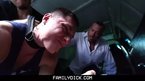 FamilyDick - Muscled Stepdad Pounds His Stepson’s Butt