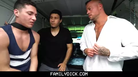 FamilyDick - Muscled Stepdad Pounds His Stepson’s Butt