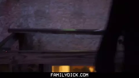 FamilyDick - Sexy muscle Daddy punish fucks son for smoking