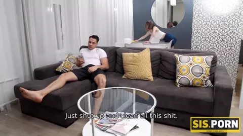 SIS.PORN. Girl wants to go to party so bad that lets stepbro