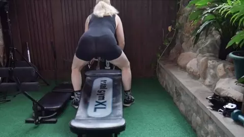 Gartersex - Spy on mom workout turns into sex