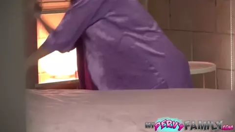 Step Son Gropes Lonely MILF's Big Tits