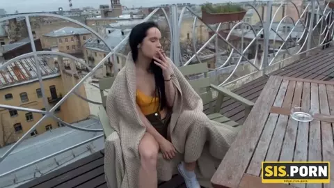 Naughty teen girl Juicy Leyla has sex with her stepbrother