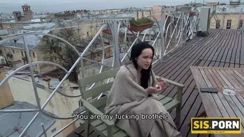 SIS.PORN. Dirty-minded bitch tries cigarettes and passionate fucking