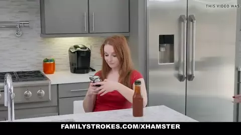 Milf And Redhead Teen 3some With Stepdad