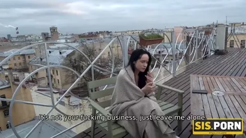 SIS.PORN. Nice babe with perfect body shapes tries penis of her brother