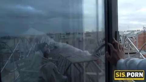 SIS.PORN. Young guy gets a chance to try sweet pussy of his