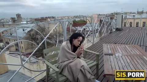 SIS.PORN. Remarkable teen enjoys smoking and banging with her stepbro