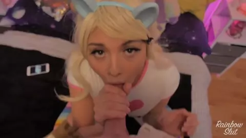 Rainbowslut - Daddy's Little Deepthroater