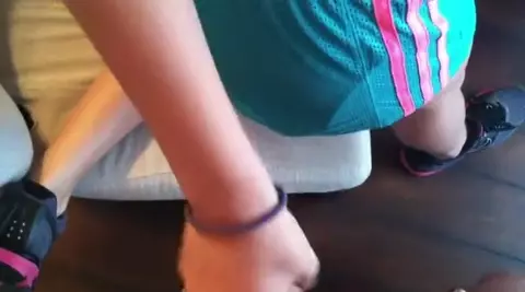 Step Brother Feet Jerk off Footjob