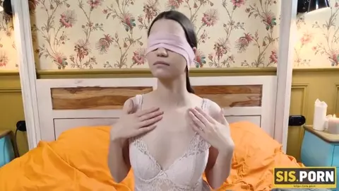 SIS.PORN. Whore has an act of procreation with stepbro blindfold