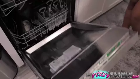 Suspended Stepsister Swallows Big Cock (Part 1)