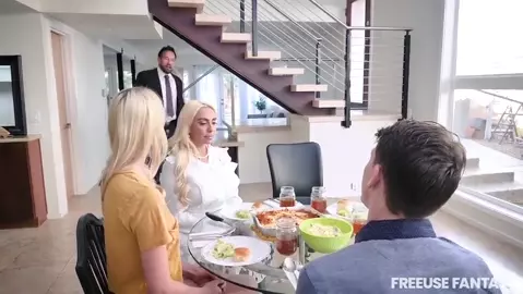 Kenna James & Kylie Kingston – Family Dinner