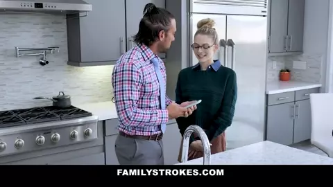 Strict StepFather Teaches y Slut Lily Larimar A Lesson For Being A Naughty Harlot