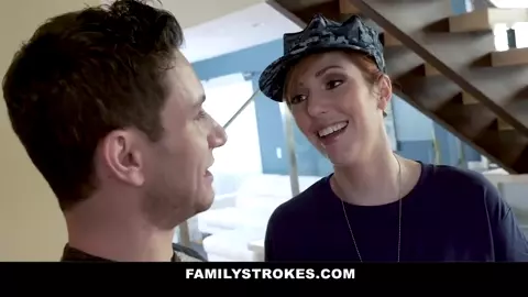 Army Wife Slut Lauren Phillips Cheats On Her Husband With Her Stepson