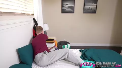 Stepmom Uses Big Natural Tits to Bribe Stepson