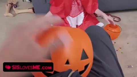 Big Dick Trick Or Treat For Horny Step Sister