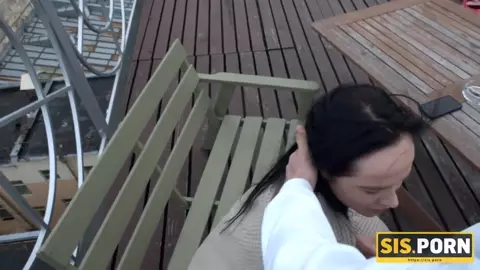 SISPORN Sweetie with long hair has nothing against sex with stepbro