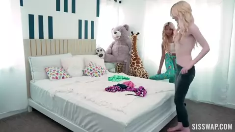 Gia Dibella & Celestina Blooms – A Daring Sleepover