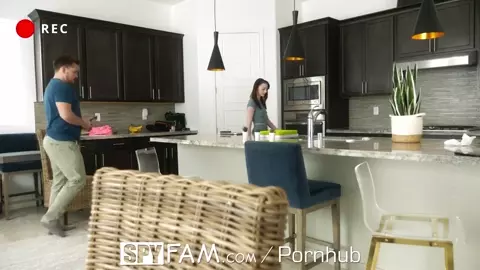 SPYFAM Sneaky Step Bro Catches Step Sister Masturbating